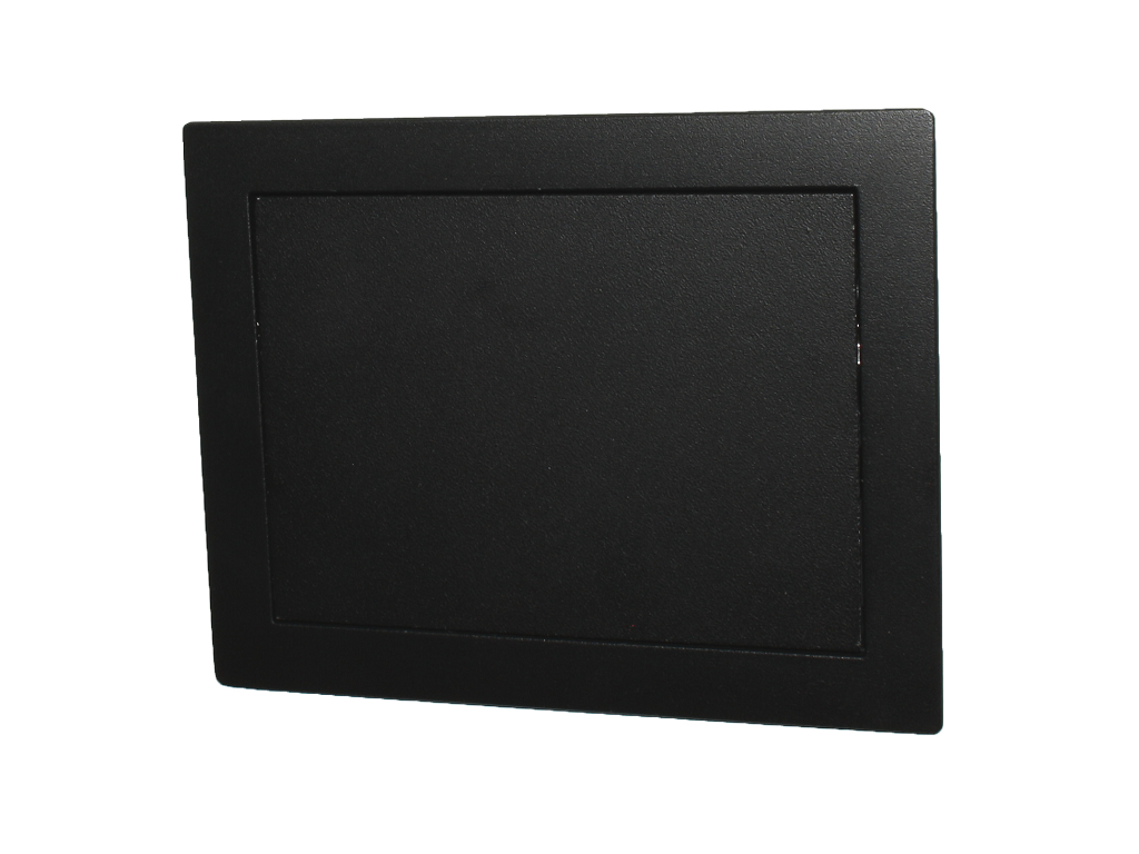 Maniglia Incasso Rettangolare Porta Scorrevole/Battente Atomo Mini nottolino chiusura a Toppa mm.113x84 Varie Finiture| Saletta - immagine 3